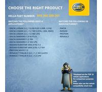 HELLA 8FK 366 200-261 Compresor, aire acondicionado - SD6V12 - 12V - R 134 a - PAG 46 - 115ml - con acoplamiento magnético/con junta tórica/con aceite de compresor PAG