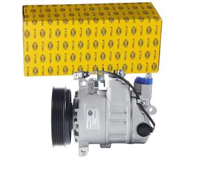 HELLA 8FK 366 200-531 Compresor, aire acondicionado - 6SEU14C - 12V - R 134 a - PAG 46-100ml - con acoplamiento magnético/con junta tórica/con aceite de compresor PAG