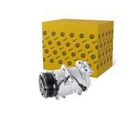 HELLA 8FK 366 201-041 Compresor, aire acondicionado - 7VS16ic - 12V - R 134 a/R 1234yf - PAG 46 YF - 100ml - con acoplamiento magnético/con junta tórica/con aceite de compresor PAG