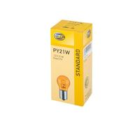 HELLA 8GA 006 841-121 Lámpara - PY21W - Standard - 12V - 21W - Tipo de portalámpara: BAU15s - caja - Cant.: 10