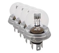 Hella 8GD 002 088-071 Halógena Lámpara - R2 (Bilux) - Standard - 6V - 45/40W - Modelo de zócalo, bombilla incandescente: P45t - caja - Cant.: 1 (Paquete de 4)