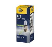 HELLA 8GH 002 090-471 Halógena Lámpara - H3 | Heavy Duty Expert Longer lifetime, vibration resistant - 24V - 70W - Modelo de zócalo, bombilla incandescente: PK22s - caja