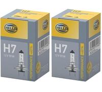 Hella 8GH 223 498-231 Lámpara - H7 - Performance up to 60% - 12V - 55W - Tipo de portalámpara: PX26d - caja - Cant.: 1 (Paquete de 2)