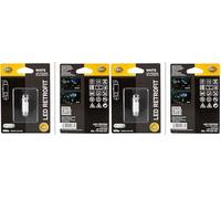 Hella 8GL 178 560-551 Lámpara - LED - LED Retrofit - 12V - 1W - 4000K - Tipo de portalámpara: SV8.5-8 - Blister - Cant.: 1 (Paquete de 2)
