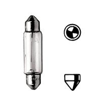 HELLA 8GM 002 091-131 Lámpara - Lámpara de sofito - Standard - 12V - 10W - Tipo de portalámpara: SV8.5-8 - caja - Cant.: 10