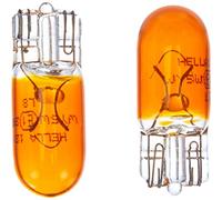 HELLA 8GP 003 594-543 Halógena Lámpara - WY5W - Standard - 12V - 5W - Modelo de zócalo, bombilla incandescente: W2.1x9.5 - Blister - Cant.: 2