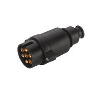 HELLA Conector - 12V - 7polos - Conector: contacto roscado - Long, : 95mm - negro - DIN / ISO: 1724 N-Typ - Blister - Cant, : 1 - 8JA 001 930-001