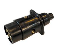 HELLA 8JA 001 930-003 Conector - 12V - 7polos - Conector: contacto roscado - negro