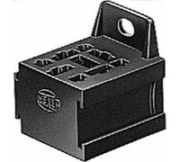 HELLA 8JA 003 526-002 Portarelés - 9polos - Conector hembra plano - Ø: 2.8/6.3mm - Cant.: 50