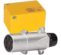 HELLA 8JA 003 831-001 Conector - 24V - 7polos - Conector: contacto roscado - Metal - DIN / ISO: 1185