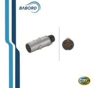 HELLA 8JA 003 831-011 Enchufe Para Remolque 7 Polos 24V ISO 1185N Faston 6,3
