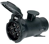 HELLA 8JA 008 981-001 Adaptador, caja de enchufe - 12V - de 7 polos a 13 polos - Long.: 101mm