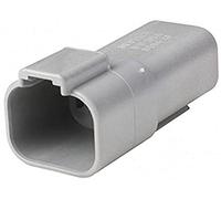 HELLA 8JA 201 021-821 Caja enchufable - 4polos - Juego