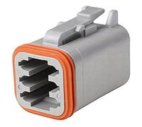 HELLA 8JA 201 022-831 Caja enchufable - 6polos - Juego