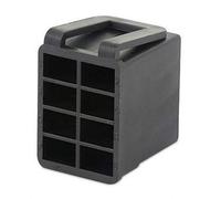 HELLA 8JA 713 631-001 Caja enchufable - 8polos - Conector: Conector hembra plano