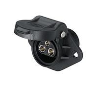 HELLA 8JB 001 933-011 Enchufe - 24V - 3polos - Montaje - Conector: Conector plano