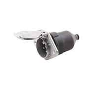 HELLA 8JB 003 833-001 Enchufe - 24V - 7polos - Conector: contacto roscado - Metal - DIN / ISO: 1185