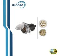 HELLA 8JB 003 834-001 Toma Remolque 7 Polos 24V ISO 3731S Aluminio