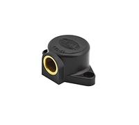 HELLA 8JB 004 123-001 Enchufe - montaje exterior - Conector: contacto roscado - Cubierta de plástico - DIN / ISO: 4165