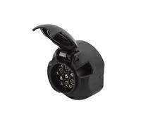 HELLA 8JB 005 949-031 Enchufe - 12V - 7/6polos - Plástico - Color de carcasa: negro - DIN / ISO: 1724