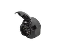 HELLA 8JB 005 949-031 Enchufe - 12V - 7/6polos - Plástico - Color de carcasa: negro - DIN / ISO: 1724