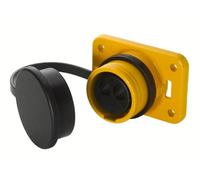 HELLA 8JB 010 806-001 Enchufe - 2polos - Conector: Contacto de engarce - amarillo