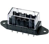 HELLA 8JD 005 993-002 Caja de fusibles - 5polos - ATO - 30A - Conector: Conector plano - Conector: 10 x axial 6,3x0,8