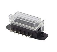 HELLA 8JD 005 993-102 Caja de fusibles - 6polos - Conector: Conector plano - Conector: 12 x side (6,3x0,8)