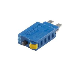 HELLA 8JS 174 326-041 Fusible automático - 20A - 28V - amarillo - manual (accionado por mano)/térmico