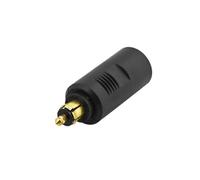 HELLA Adaptador, caja de enchufe - 24V - 1polos - Long.: 93mm - Plástico - negro - DIN / ISO: 4165 SAE - Cant.: 1 - 8KA 007 589-131