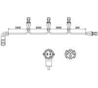 HELLA 8KB 340 820-411 Cable de conexión, luz posición lateral - EasyConn