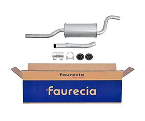 HELLA 8LD 366 031-211 Silenciador posterior - Easy2Fit® Kit - posterior - dos piezas - Juego con accesorios de montaje