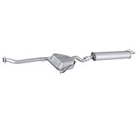 HELLA 8LD 366 031-611 Silenciador posterior - Easy2Fit® Kit - posterior - dos piezas - Juego con accesorios de montaje