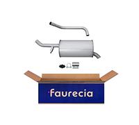 HELLA 8LD 366 034-871 Silenciador posterior - Easy2Fit Kit - posterior - dos piezas - Juego con accesorios de montaje