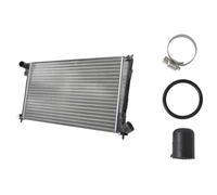 HELLA 8MK 366 301-581 Radiador, refrigeración del motor - Aletas refrigeración unidas mecánicamente - Aluminio/Plástico - con juntas - sin depósito de compensación