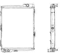 Hella 8MK 376 711-274 Radiador, Refrigeración del Motor