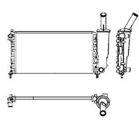 Hella 8MK 376 718-581 Radiador, Refrigeración del Motor