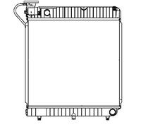 Hella 8MK 376 721-361 Radiador, Refrigeración del Motor
