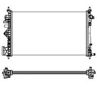 Hella 8MK 376 754-331 Radiador, Refrigeración del Motor