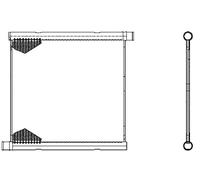 Hella 8MK 376 754-601 Radiador, Refrigeración del Motor