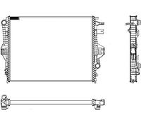 Hella 8MK 376 756-351 Radiador, Refrigeración del Motor