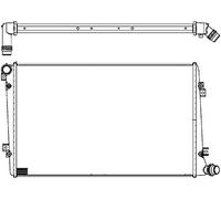 Hella 8MK 376 756-701 Radiador, Refrigeración del Motor