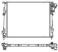 Hella 8MK 376 759-001 Radiador, Refrigeración del Motor