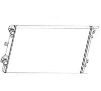 Hella 8MK 376 774-034 Radiador, Refrigeración del Motor