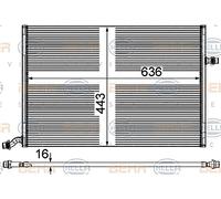HELLA 8MK 376 908-111 Niedertemperaturkühler