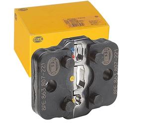 HELLA 8PE 863 807-221 Juego de piezas para pinza crimper - Metal - negro - diámetro de: 0.35mm - Diámetro hasta: 6.0mm - Profi,Typ I,II & III