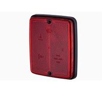 HELLA 8RA 003 660-007 Reflector - Color de tulipa: rojo - rectangular - montaje exterior/Conexión roscada - para fijación vertical - posterior - Cant.: 8
