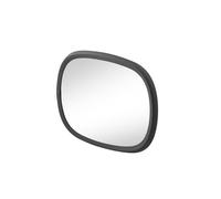 HELLA 8SB 002 404-121 Retrovisor exterior - grapado - Cubierta de plástico - negro - Ancho: 165mm - Altura: 210mm - ambos lados