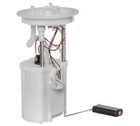 Hella Unidad de suministro de combustible 8TF 358 106-041 eléctrica 5 polos con junta/sensor de nivel