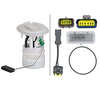 HELLA 8TF 358 106-921 Unidad de alimentación de combustible - eléctrico - 4polos - con junta/con sensor de nivel - con adaptador específico vehículo